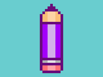 Pixel Pencil 8bit design graphic design graphics icon icon design illustration illustrator illustrator cc pixel pixel art