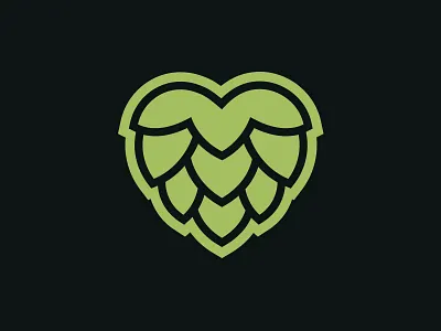 Art of Brew beer brew heart hops mark
