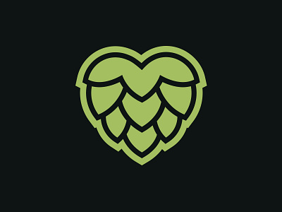 Art of Brew beer brew heart hops mark