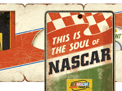 Hometracks exciting home tracks nascar old racing sign soul sport vintage