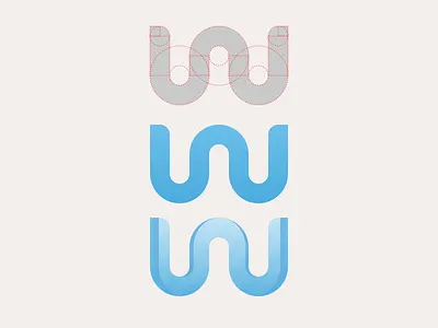 UNI Monogram cool illustrator monogram uni vector