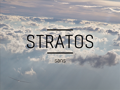 Stratos sans font grotesk sans type typedesign