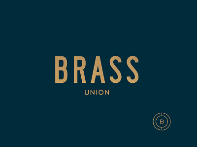 Brass bar brand branding club identity logo mark restaurant