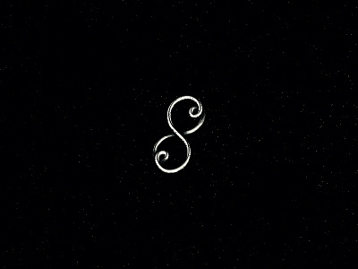 "S" | number 9 black letter line logo mark mono s sign space symbol