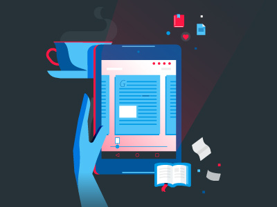 Ebook Reading ebook google hand tablet tea