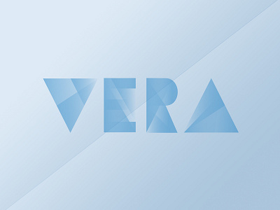 Vera design gradient graphicdesign marketing print type typography vera