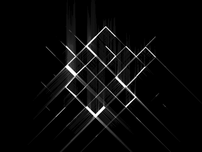 Escape the night animation black and white cube endless loop escape gif hex loop mograph motion graphics square