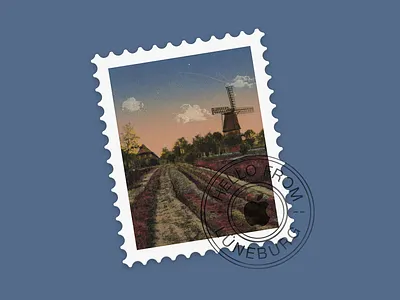 Hello hello icon mail rebound stamp