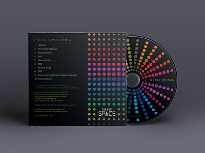 The Third Space - The Full Spectrum Back Cover based cd custom dvd london music pattern rainbow