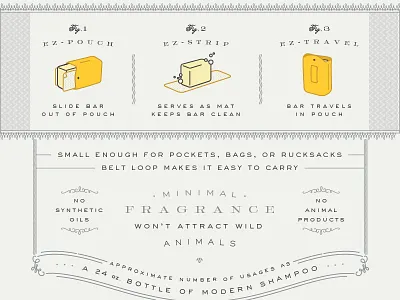 JRL Traveler Packaging all natural organic packaging shampoo shave soap