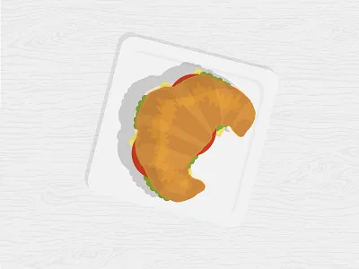 Croissant Sandwich cafe croissant food lunch sandwich