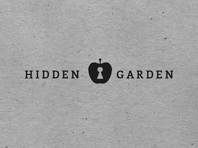 Hidden Garden 2015 apple black brand developing branding keyhole logo logo design rebranding