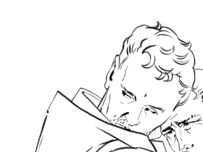 Everything... illustration marc aspinall pencil wip