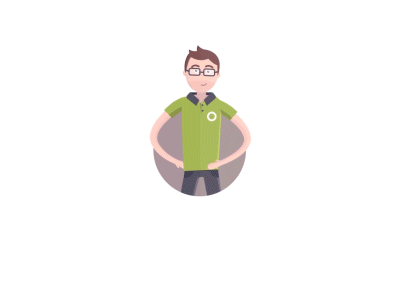 Take a peek! animation character gif motion peek