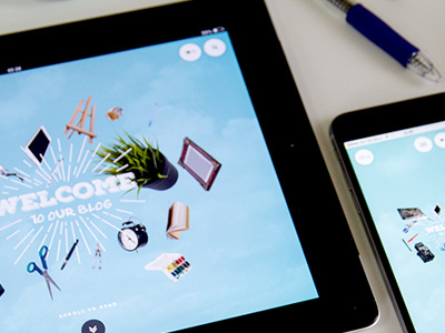 New Blog Theme blog creative design ipad iphone6 new theme project theme themeforest unique web wordpress