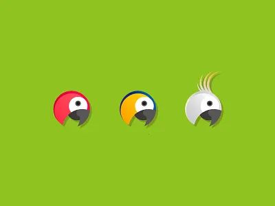 Parrot - DONE bird graphic design icon illustrator logo mark parrot sketch