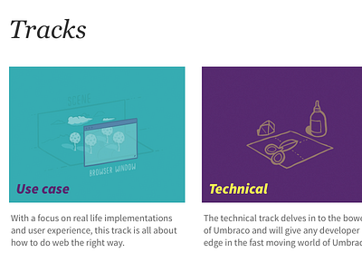 Tracks codegarden conference umbraco website