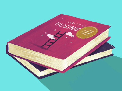How to Business colorful design fun icon illustration
