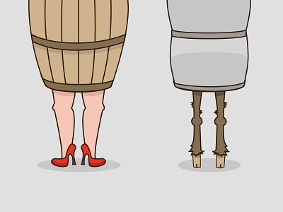 Kegs With legs 2 hairy heels kegs legs