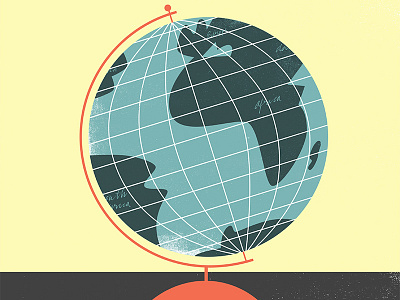 Globe africa circle earth global globe latitude longitude round spin