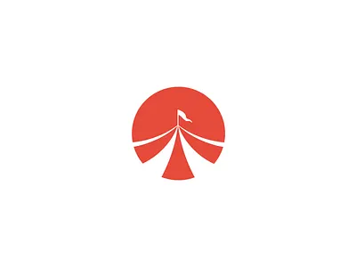 Carnival Logo carnival circus flag icon logo tent visual
