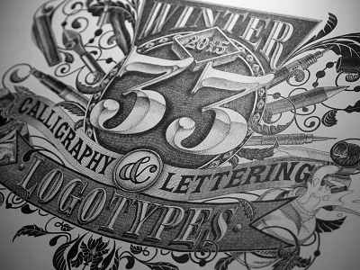 Winter 33 calligraphy calligraphy and lettering artist calligraphy artist calligraphy logo et lettering evgeny tkhorzhevsky font hand lettering logo lettering artist lettering logo logo type