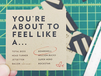 Thank You Stationery font grid kraft paper notecard stationery typography verlag witty