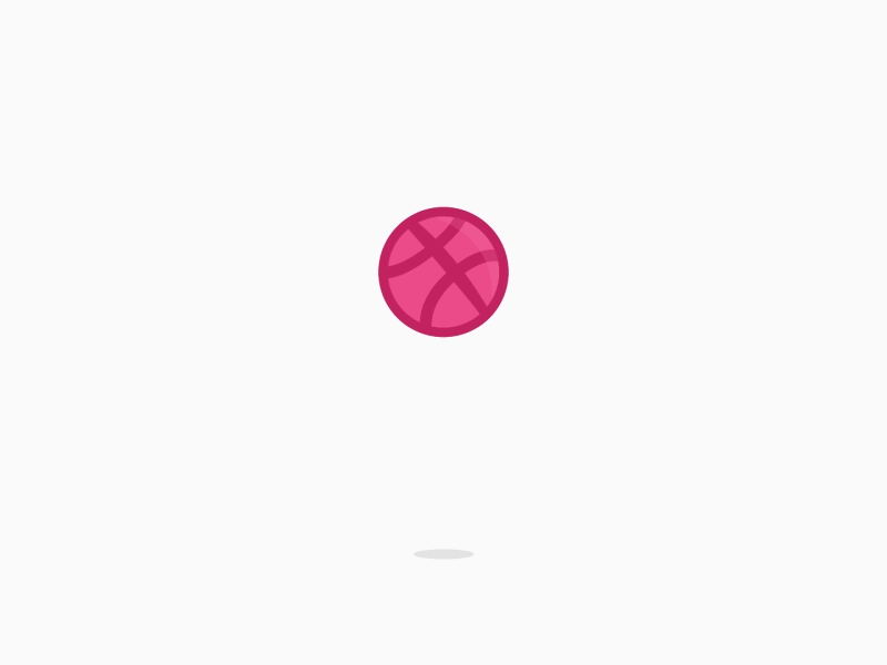 Dribbble Ball 2d animation ball dribbble loop loop motion design motion graphics