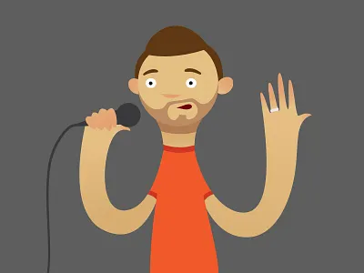 Another Glimpse of the Stand-up Comic comic illustration