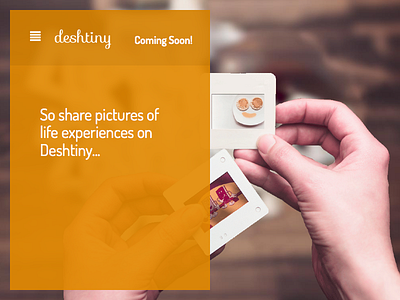 Deshtiny v2 Website animations flat design vibrant website