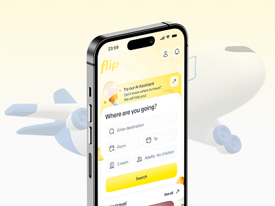 Travel Booking App 2025 ai app application concept dribbble mobile new travel travelapp ui ux
