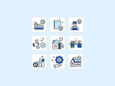 Icon Set for ServiceTitan