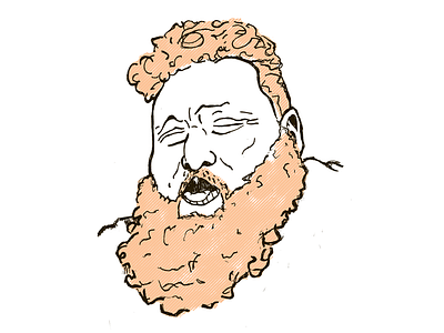 Ab action bronson illustration portrait rap spot colour