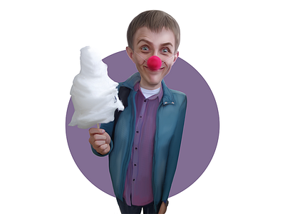 Happy Birthday 2d caricature color drawing friend funny happy birthday illustration painting portrait