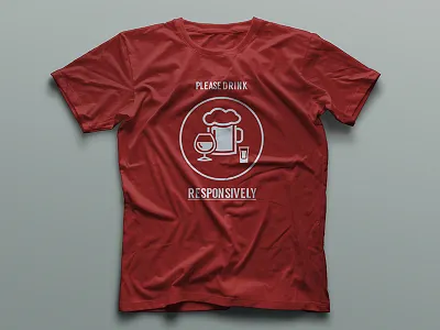 Tshirt Drink Responsively designer fun responsive tshirt