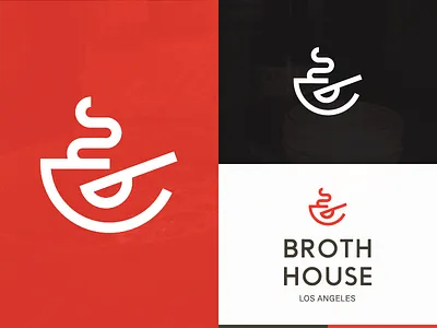 Broth branding broth identity lockup logo mark minimal simple type typography