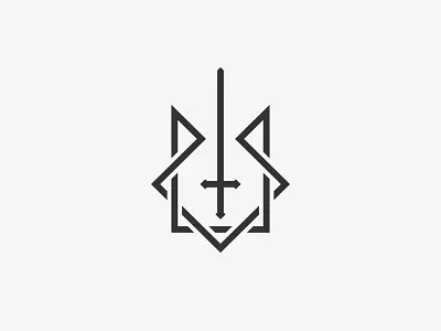 Narodniy Rezervist emblem geometry heraldry logo logotype sacred sacredgeometry sign sword trident ukraine