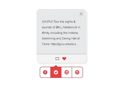 Social Sharing design social media twitter ui web webdesign