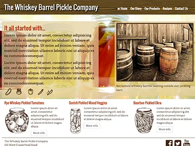 Website for a class demo