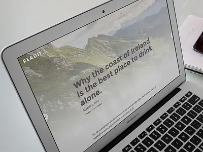 Readit Free WordPress Theme animation blog fullscreen theme transition wordpress