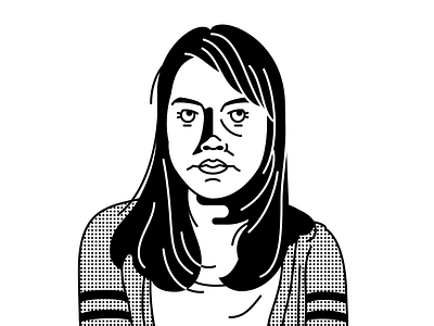 Shut Up Jerry. april april ludgate halftone illustration parks parks and recreation