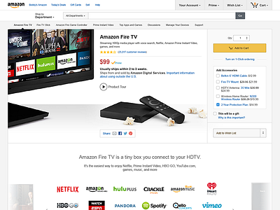Amazon Productpage Redesign Concept amazon illustrator product redesign