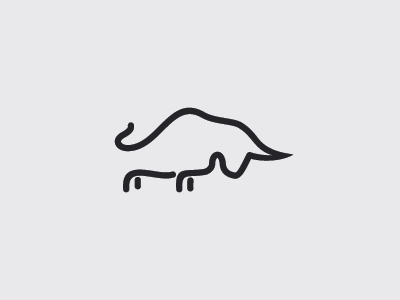 Tauro bull logo mark minimal
