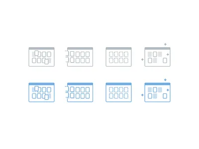 Meal planning Illustrations icons illustration