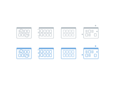 Meal planning Illustrations icons illustration