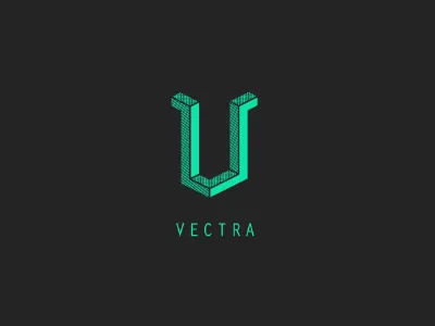 Vectra Construction Identity branding concept construction different graphic design idea identity logo masculine seafoam