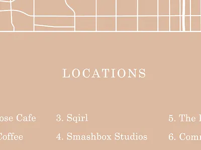 Transparent La Map la map typography