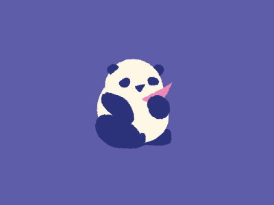 Panda hungry illustration panda small animals soft things