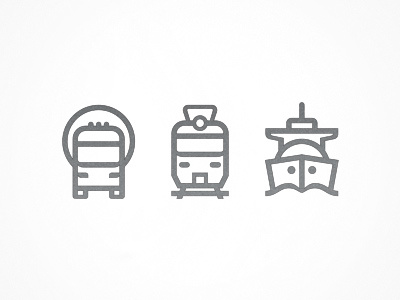 Gas transport icon gas gasoline icon oil railway ship train transportation truck
