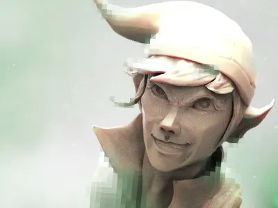 Link (Hour Speed Sculpt) 3d 3d model animation link mudbox nintendo pixar zbrush zelda